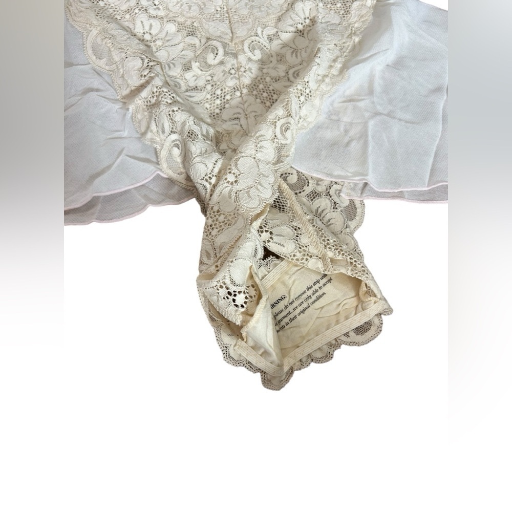Free People Revolve HAH Sexy Maid to Wear Bodysuit in Blanc Lace Sz Small NWT - Picture 10 of 15